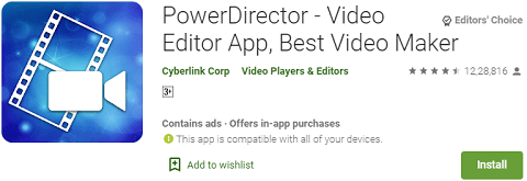 PowerDirector (Android Video editor app