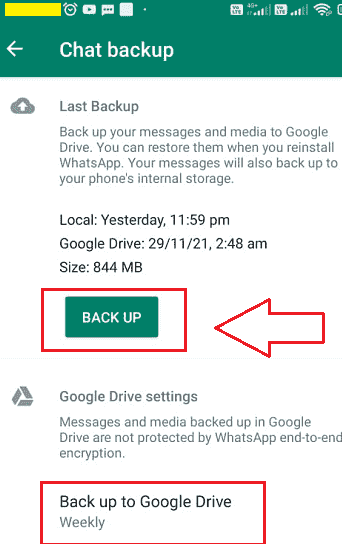 How to Whasapp backup chat in hindi